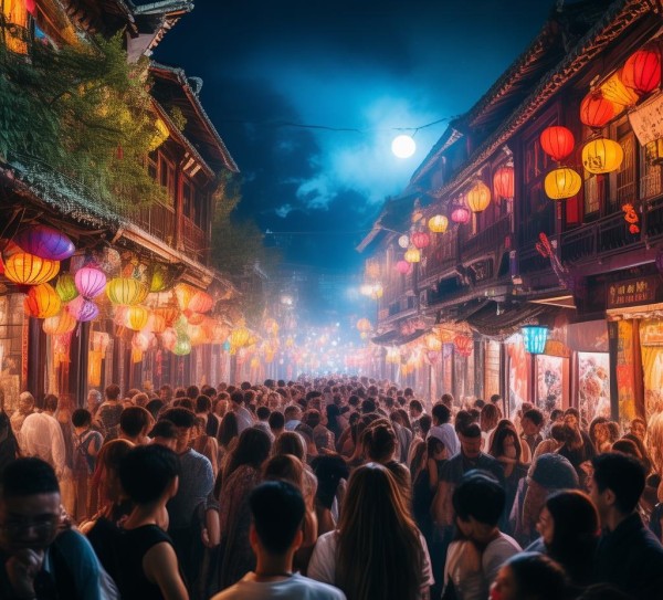 西宁夜探秘，夜幕下的狂欢之旅,西宁夜探秘，夜幕下的狂欢之旅,夜狂欢,第1张