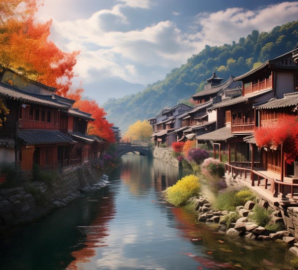 沭古镇，绝美风光与深厚人文韵味的双重探寻之旅,沭古镇，绝美风光与深厚人文韵味的双重探寻之旅,历史,风情,第1张