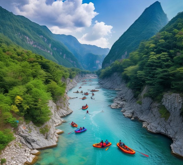 湖北罗田，山水间漂流探险的美丽奇境,湖北罗田，山水间漂流探险的美丽奇境,历史,第1张