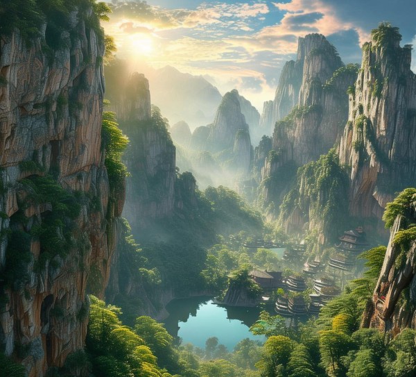 锦龙景区，自然奇观与文化魅力的双重探寻之旅,锦龙景区，自然奇观与文化魅力的双重探寻之旅,历史,景点,神秘,第1张