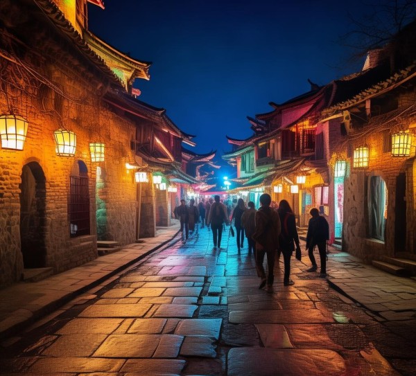 大理古城夜色探秘，璀璨夜景中的好去处,大理古城夜色探秘，璀璨夜景中的好去处,历史,景点,风情,第1张