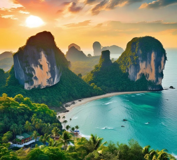 泰国南部甲米，探寻瑰宝之旅，五大必游景点推荐,泰国南部甲米，探寻瑰宝之旅，五大必游景点推荐,景点,自然奇观,第1张