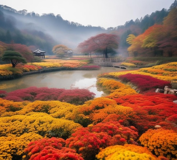 浙江金秋菊韵，探寻赏菊胜地全景,浙江金秋菊韵，探寻赏菊胜地全景,历史,景点,热门景点,第1张