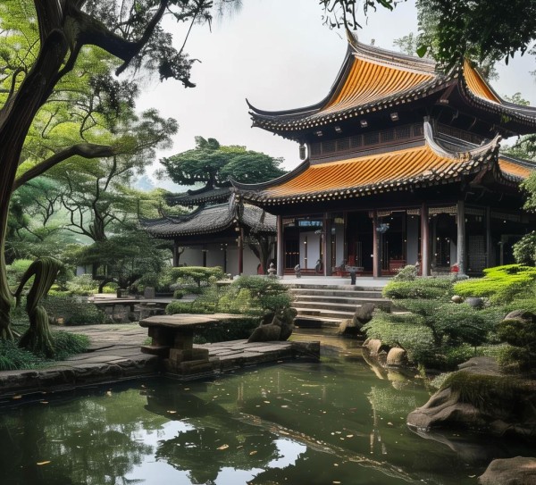 杭州法寺，禅韵古韵，文化圣地之旅,杭州法寺，禅韵古韵，文化圣地之旅,历史,景点,古韵,第1张