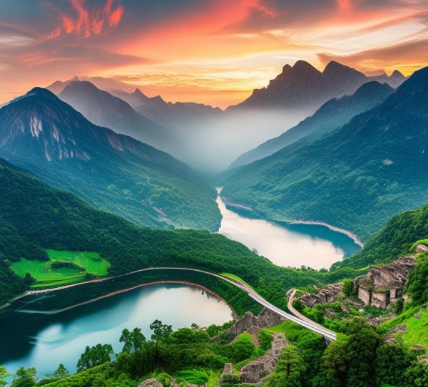 贺西高速沿线美景探秘，十大必游景点推荐,贺西高速沿线美景探秘，十大必游景点推荐,历史,景点,风情,第1张