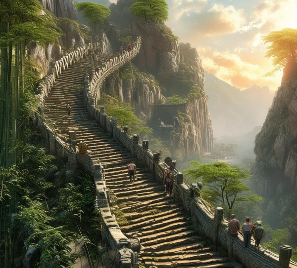 探寻上天梯，揭开中国神秘景点的神秘面纱,探寻上天梯，揭开中国神秘景点的神秘面纱,景点,美食,神秘,第1张