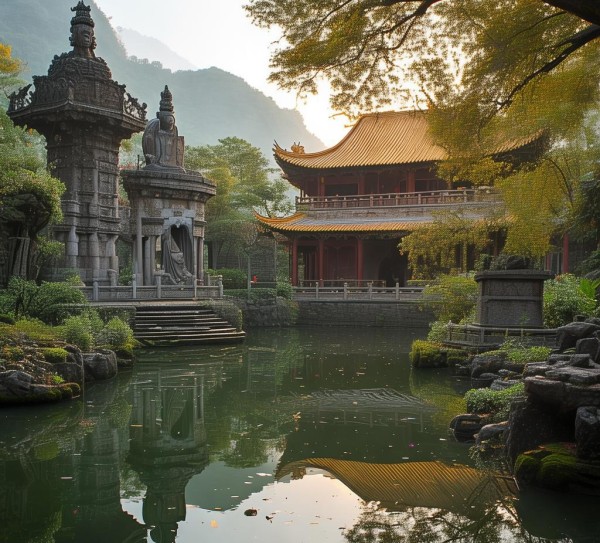 华岩寺五大绝美景点，古刹幽境探秘之旅,华岩寺五大绝美景点，古刹幽境探秘之旅,历史,景点,神秘,第1张