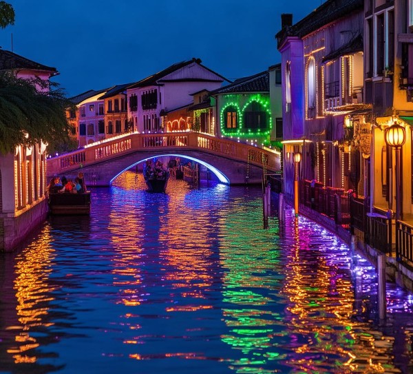 夜游水城，揭秘不容错过的璀璨夜景,夜游水城，揭秘不容错过的璀璨夜景,景点,美食,烧烤,第1张