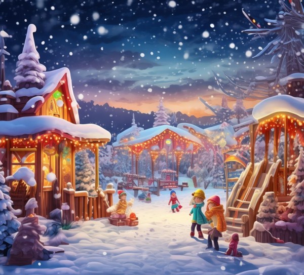 冬季童话之旅，探寻店下雪景中的欢乐乐园,冬季童话之旅，探寻店下雪景中的欢乐乐园,风情,美食,风光,第1张