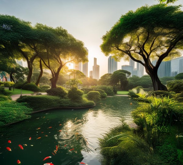 广州珠江公园，都市中的绿色秘境,广州珠江公园，都市中的绿色秘境,景点,风光,自然,第1张