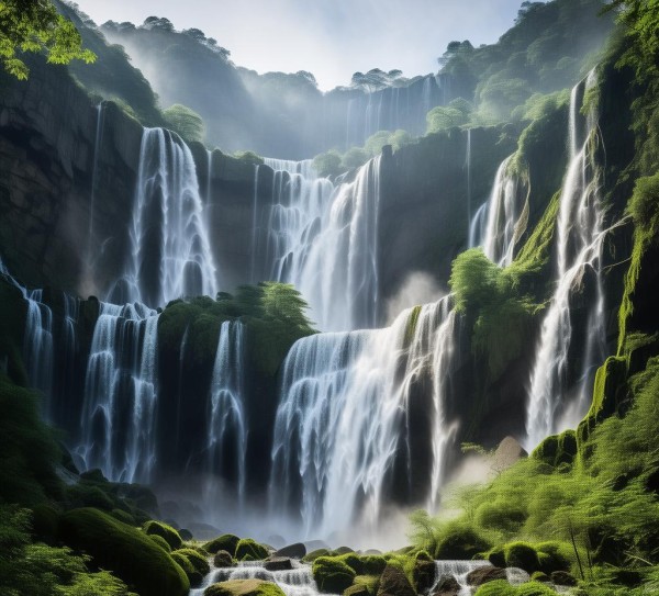 大邑瀑布，揭秘神秘水帘，领略自然奇观之美,大邑瀑布，揭秘神秘水帘，领略自然奇观之美,历史,景点,神秘,第1张
