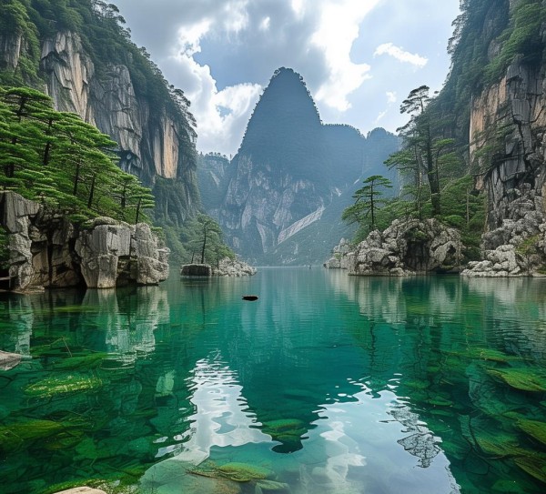 福建九鲤湖，山水奇观中的自然魅力之旅,福建九鲤湖，山水奇观中的自然魅力之旅,历史,景点,风光,第1张