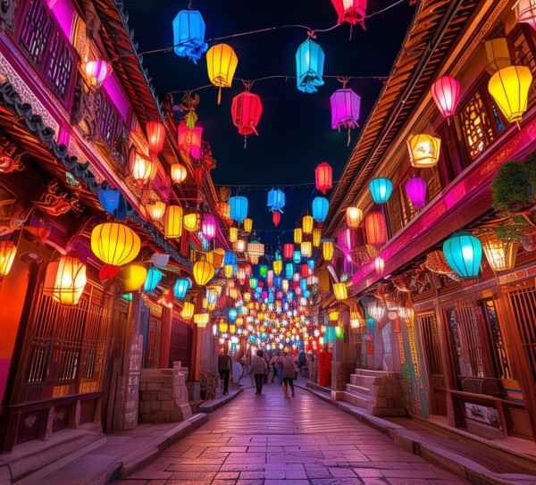 晋韵古都夜色璀璨攻略，灯展秘境，不容错过的精彩之地,晋韵古都夜色璀璨攻略，灯展秘境，不容错过的精彩之地,历史,风情,第1张