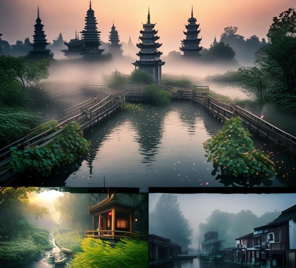 江南水乡秘境探幽，太仓天镜湖五大绝美景点揭秘,江南水乡秘境探幽，太仓天镜湖五大绝美景点揭秘,历史,景点,风光,第1张