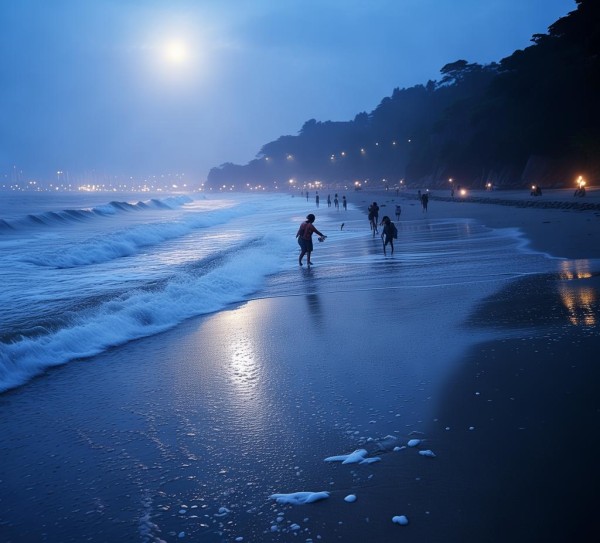滨城夜色赶海秘境，探寻最有趣的赶海胜地,滨城夜色赶海秘境，探寻最有趣的赶海胜地,美食,海岸线,第1张