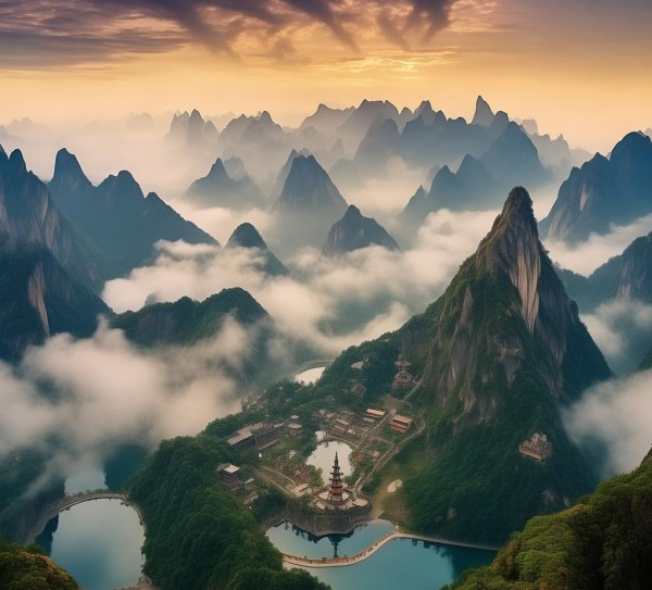 中国五绝景区，探寻巅峰级旅游胜地之谜,中国五绝景区，探寻巅峰级旅游胜地之谜,历史,景点,风情,第1张