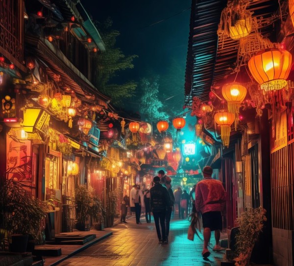 昆明古城夜色璀璨，光影漫步，难忘美景一网打尽,昆明古城夜色璀璨，光影漫步，难忘美景一网打尽,历史,风情,美食,第1张