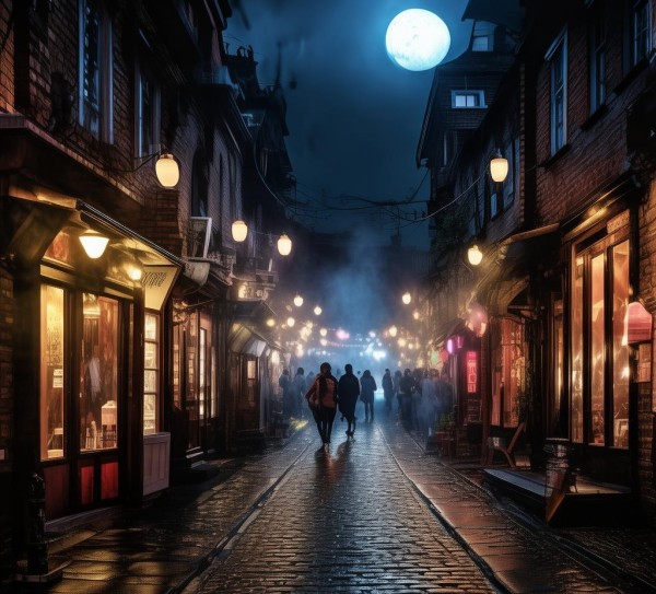夜探新店街，揭秘这座城市的夜晚风情,夜探新店街，揭秘这座城市的夜晚风情,美食,烧烤,娱乐场所,第1张