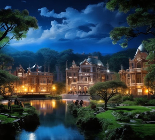 厦门大学夜色璀璨，探寻鹭岛名校的夜晚魅力,厦门大学夜色璀璨，探寻鹭岛名校的夜晚魅力,历史,景点,风光,第1张