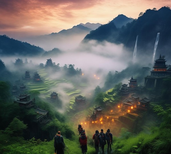 探寻贵州五大绝美胜地的神秘之旅,探寻贵州五大绝美胜地的神秘之旅,历史,景点,风情,第1张