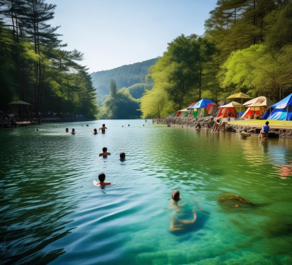 夏日避暑胜地，杭州周边游泳露营攻略，尽享清凉自然之旅,夏日避暑胜地，杭州周边游泳露营攻略，尽享清凉自然之旅,美食,风光,自然,第1张