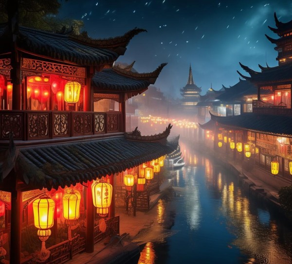夜游佛山，揭秘岭南古城的璀璨夜景,夜游佛山，揭秘岭南古城的璀璨夜景,历史,景点,风情,第1张