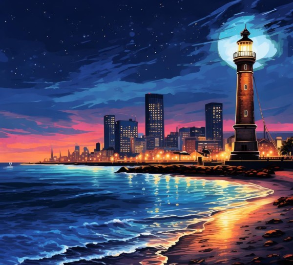 夜探北海，海滨城市的璀璨之夜,夜探北海，海滨城市的璀璨之夜,历史,风情,美食,第1张