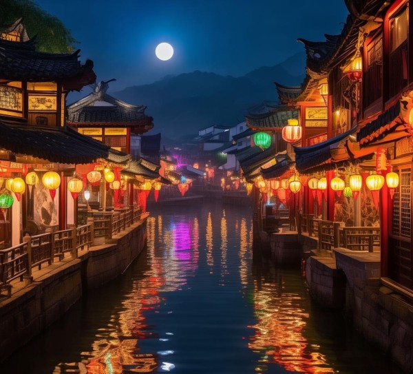 夜探桐庐，江南古城璀璨夜景之旅,夜探桐庐，江南古城璀璨夜景之旅,历史,景点,美食,第1张