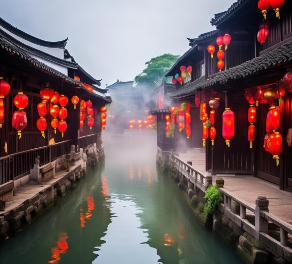 东北水乡遇见江南古镇，哈尔滨乌镇的文化之旅,东北水乡遇见江南古镇，哈尔滨乌镇的文化之旅,景点,风情,美食,第1张