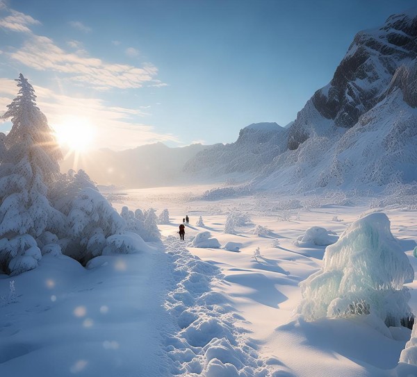 雪域秘境之旅，冬日冰雪仙境探寻记,雪域秘境之旅，冬日冰雪仙境探寻记,风光,自然,体验,第1张