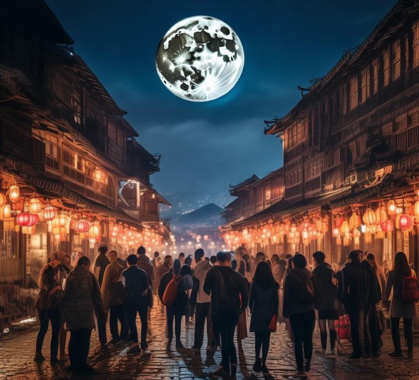 西域古城库尔勒，中秋佳节，共赏月色古韵,西域古城库尔勒，中秋佳节，共赏月色古韵,风情,美食,风光,第1张