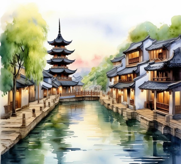 江南韵味之旅，十大必游山塘水乡景点揭秘,江南韵味之旅，十大必游山塘水乡景点揭秘,历史,景点,美食,第1张