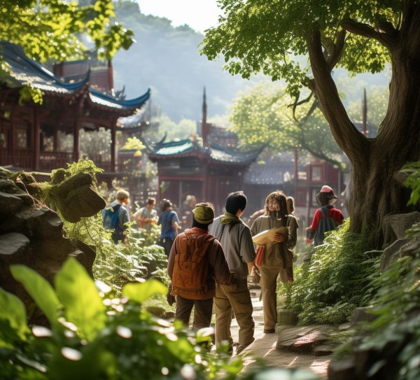 横店公园宝藏之旅，探寻乐园隐藏秘境,横店公园宝藏之旅，探寻乐园隐藏秘境,历史,景点,风情,第1张