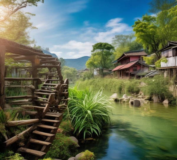 梅州水车之旅，客家风情与自然美景的和谐交融,梅州水车之旅，客家风情与自然美景的和谐交融,历史,景点,风情,第1张