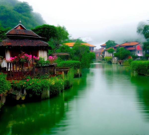 岭南水乡绝美风光探秘，花都连塘之旅,岭南水乡绝美风光探秘，花都连塘之旅,历史,景点,风情,第1张