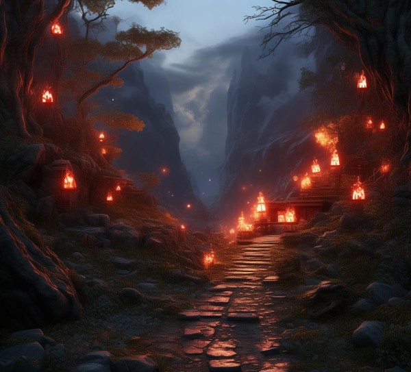 火寺路古道奇观，探寻绝美景点之谜,火寺路古道奇观，探寻绝美景点之谜,历史,景点,风情,第1张