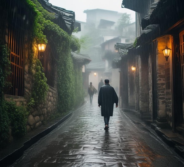 漫步岳城，细雨中的浪漫古城之旅,漫步岳城，细雨中的浪漫古城之旅,历史,景点,风情,第1张