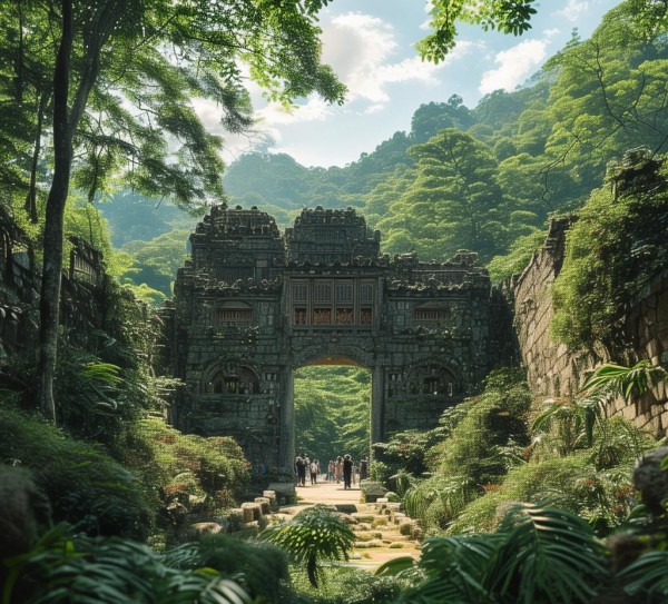 牛角寨，揭秘自然奇观，感受古寨魅力,牛角寨，揭秘自然奇观，感受古寨魅力,历史,景点,风情,第1张