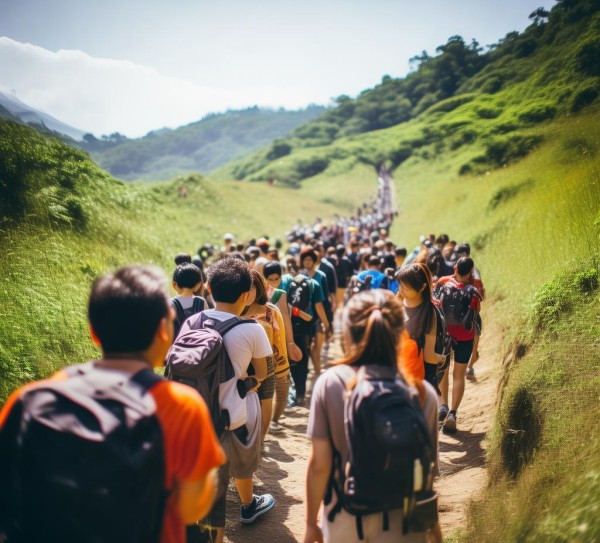 杭州热门登山胜地，人潮欢动，畅享户外乐趣,杭州热门登山胜地，人潮欢动，畅享户外乐趣,历史,自然,探险,第1张