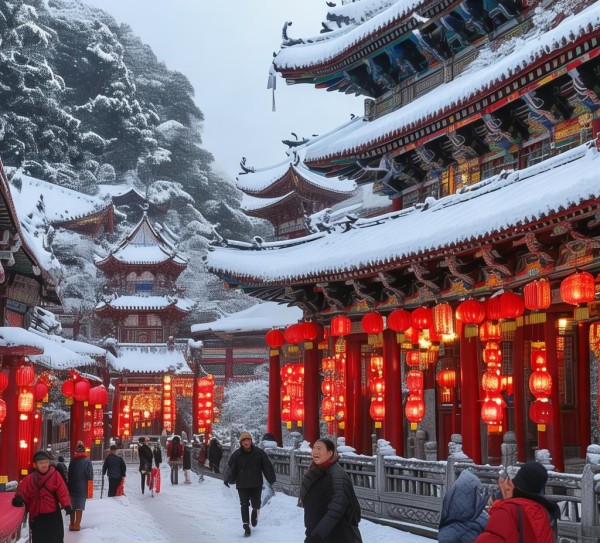 九华山春节五大必游景点揭秘,九华山春节五大必游景点揭秘,历史,景点,风光,第1张