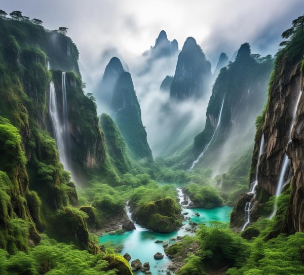 湖南十大名山，山水画卷中的秘境之旅,湖南十大名山，山水画卷中的秘境之旅,历史,景点,风情,第1张