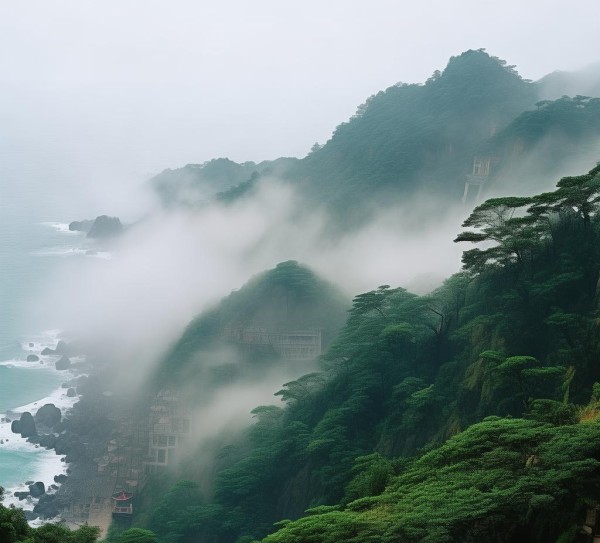 杭州海边神秘山景奇观揭秘,杭州海边神秘山景奇观揭秘,历史,景点,风光,第1张