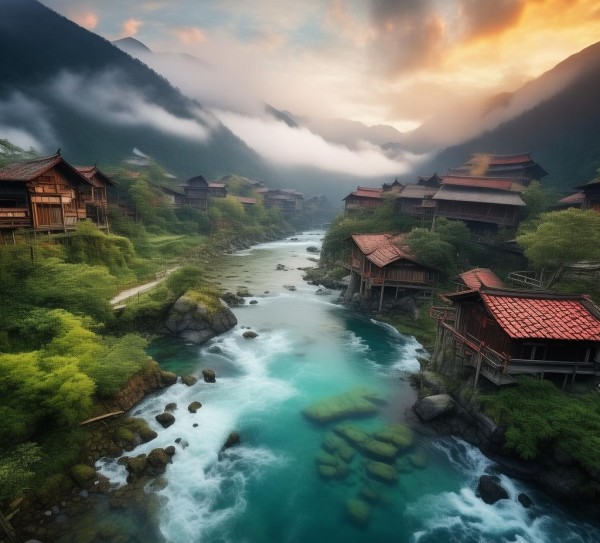 川北秘境，碧口镇山水交融的绝美风光探秘,川北秘境，碧口镇山水交融的绝美风光探秘,历史,景点,美食,第1张