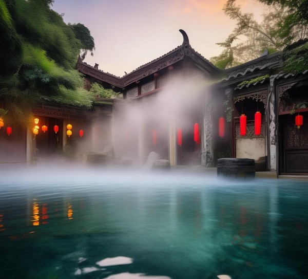 岭南古兜温泉之谜，揭秘岭南水疗的独特魅力,岭南古兜温泉之谜，揭秘岭南水疗的独特魅力,历史,景点,美食,第1张