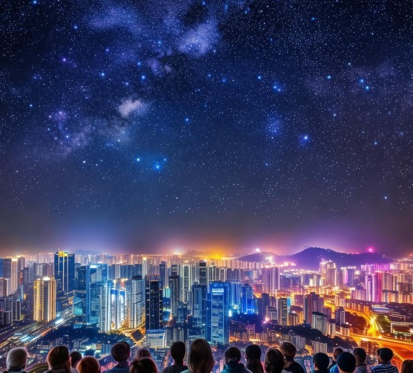南昌璀璨夜空探秘，南昌最佳观赏盛宴之旅,南昌璀璨夜空探秘，南昌最佳观赏盛宴之旅,历史,景点,美食,第1张