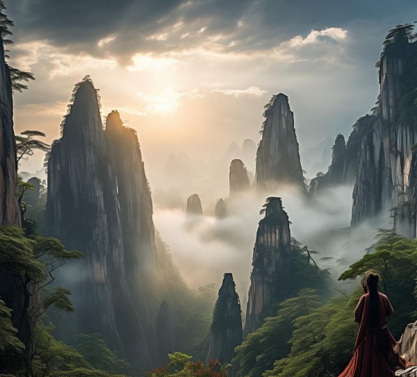 华山，五岳奇观，神秘壮丽之旅,华山，五岳奇观，神秘壮丽之旅,历史,景点,风光,第1张