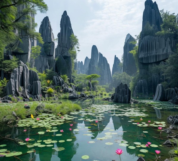 昆明石林周边探秘，发现隐匿的美丽风景与休闲胜地,昆明石林周边探秘，发现隐匿的美丽风景与休闲胜地,景点,美食,自然,第1张