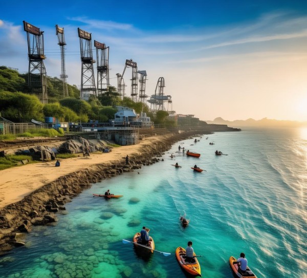 东营海滨油田之旅，畅游美景，探秘油田攻略全解析,东营海滨油田之旅，畅游美景，探秘油田攻略全解析,历史,美食,风光,第1张