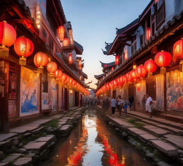 厚街古镇风情游，揭秘古镇的多彩画卷,厚街古镇风情游，揭秘古镇的多彩画卷,历史,景点,风光,第1张