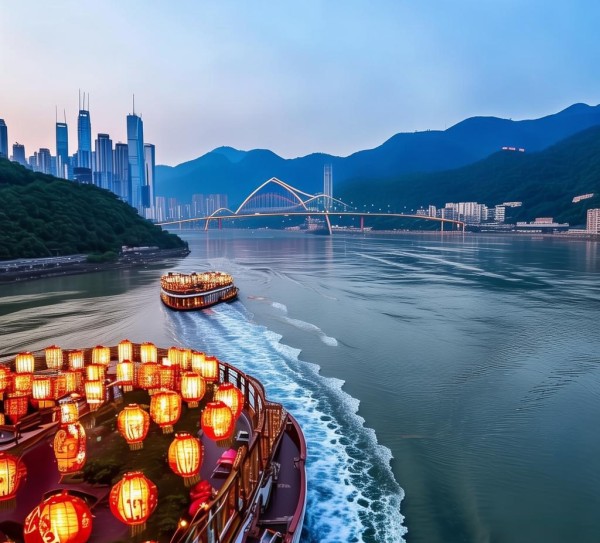 山城水韵游轮之旅，重庆两江风光独特体验,山城水韵游轮之旅，重庆两江风光独特体验,历史,景点,美食,第1张
